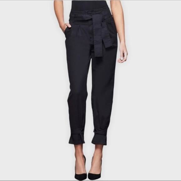 Good American Paperbag Waist Ankle Trouser Pants Size: 12 - Picture 1 of 12